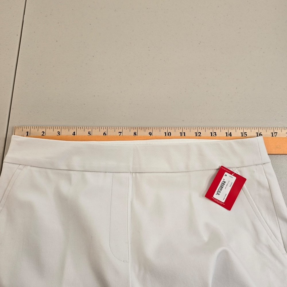 SPANX White Cropped Ankle Ponte Pants - Picture 5 of 9